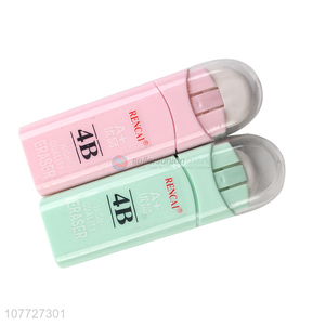 Promotional hot sale 4B eraser rubber pencil eraser for school