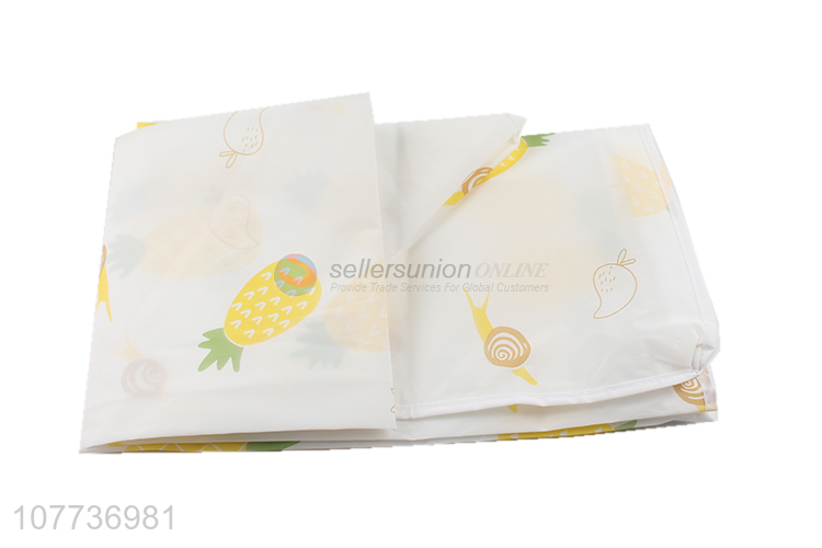 Hot product pineapple printed peva storage bag for quilts and pillows