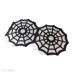 Good quality black spider web decoration halloween decoration band