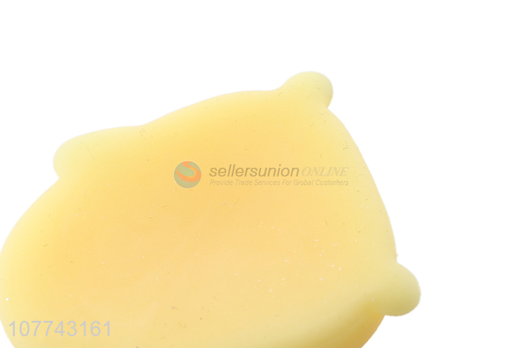 Wholesale small yellow chicken elastic toy slow rebound toy