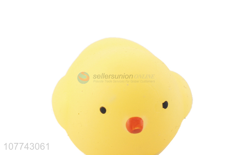 Wholesale small yellow chicken toys children toys decompression toys