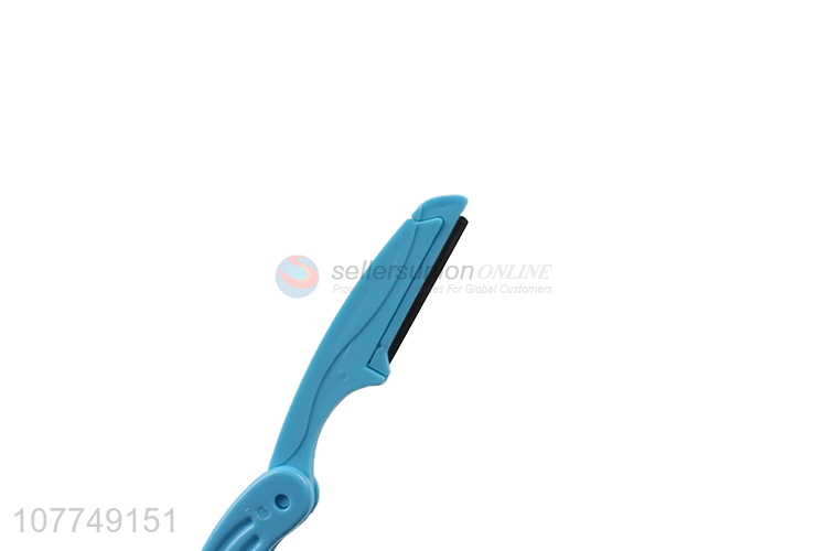 New arrival ergonomic foldable eyebrow razor with micro blade