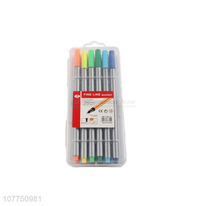 Best selling 12 colors fine liner pen waterproof marker