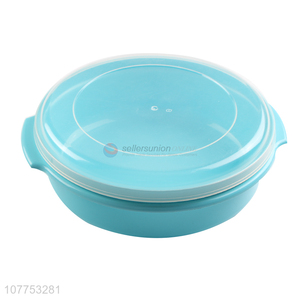 Good Quality Round Plastic Lunch Box With Transparent Lid