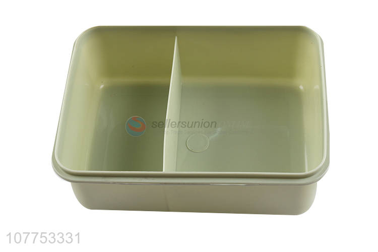 Best Quality 2 Compartment Lunch Box Plastic Bento Box