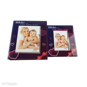 Wholesale modern photo frame set up wall glass photo frame