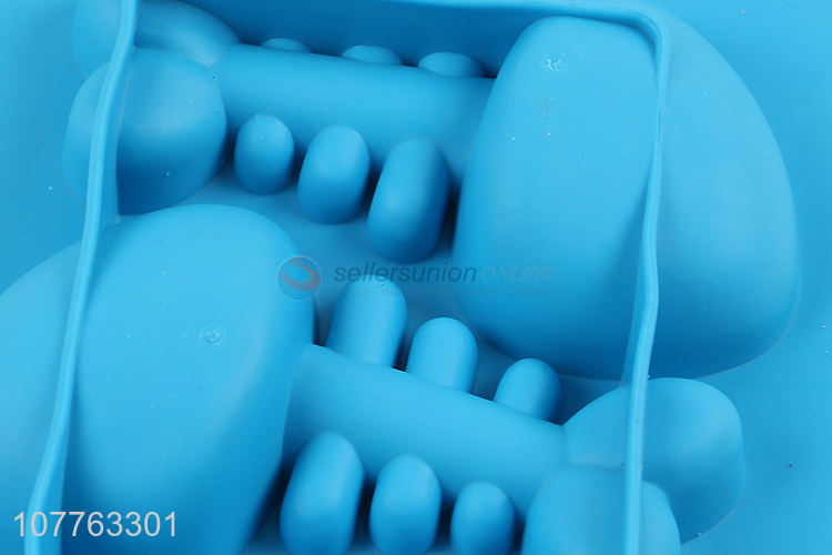 Recent products fishbone shape silicone ice cube tray ice block mold