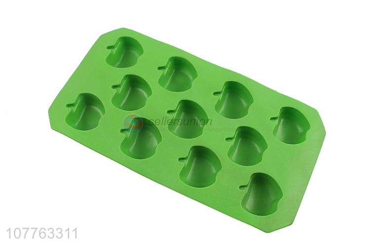 Good quality apple shape silicone ice cube mould ice block mold