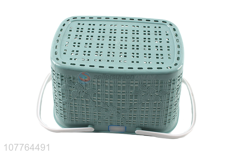 High quality multi-purpose kitchen fruit plastic storage basket with handle