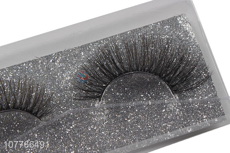 Ladies Waterproof False Eyelashes 8D Display Box Purple False Eyelashes