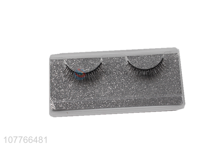 Popular ladies waterproof eyelashes 8D three-dimensional cross eyelashes