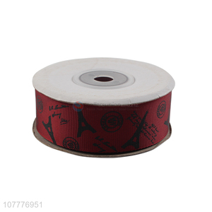 Factory supply 25mm grosgrain ribbon fashionable diy woven ribbons