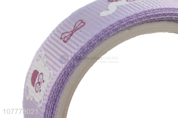 Factory supply 14mm cartoon grosgrain ribbon gift wrapping ribbon