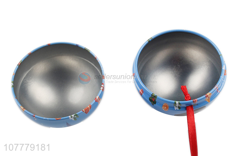 Cute Printing Tin Ball Colorful Tin Ball Christmas Ball