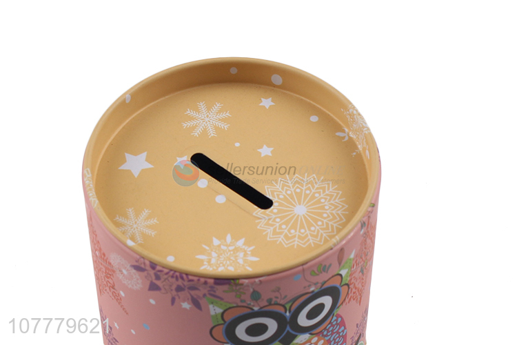 Top Quality Owl Pattern Colorful Saving Pot Money Box