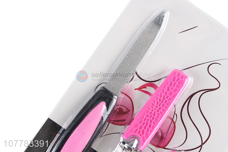 Factory supply manicure pedicure set nail clipper nail file set