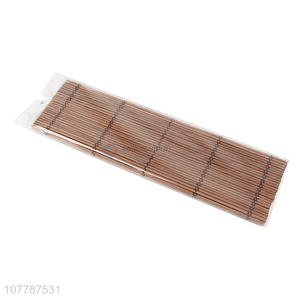 Best selling thermal insulation tea coaster bamboo mat woven placemat