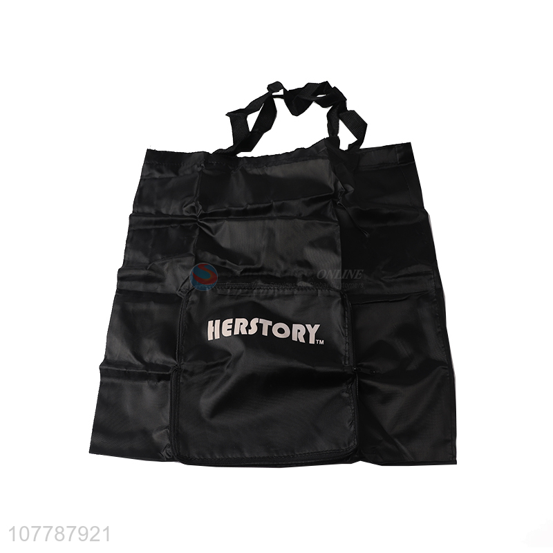 New design fashion black waterproof shopping bag