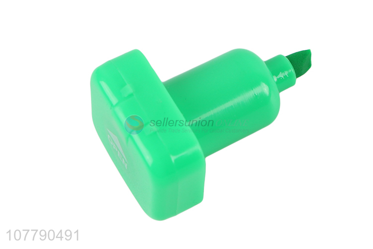 New Design Waste Bin Shape Highlight Pen Fluorescent Pen