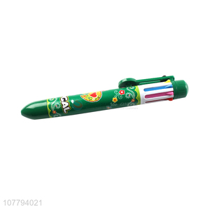 Cartoon Printing 8 Color Ball Point Pen Plastic Ballpoint Pen