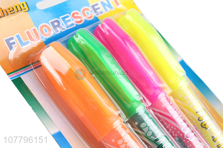 Hot selling hand account highlighter student key marker pen