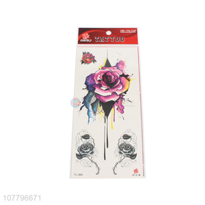 Latest product flower pattern body temporary tattoo sticker