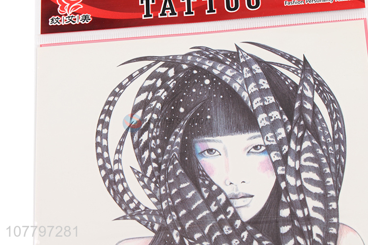 New design beauty non-toxic temporary tattoo stickers