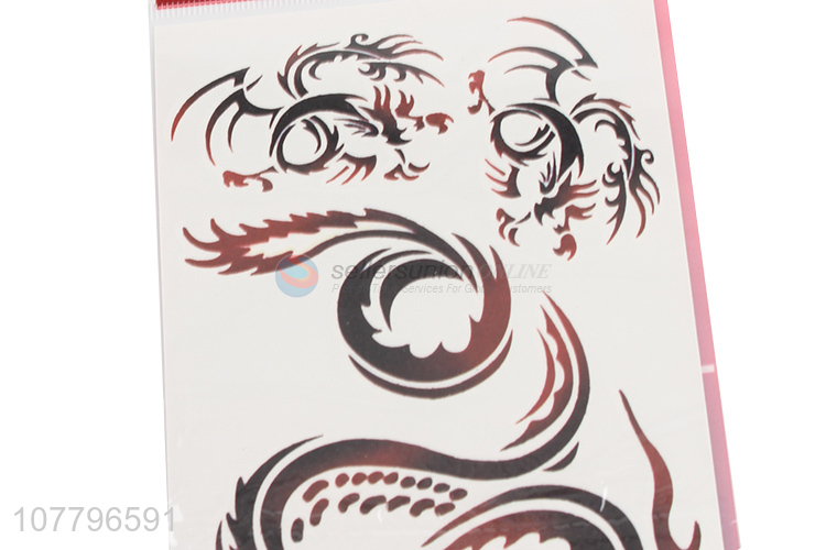 New design eco-friendly dragon body tattoo sticker