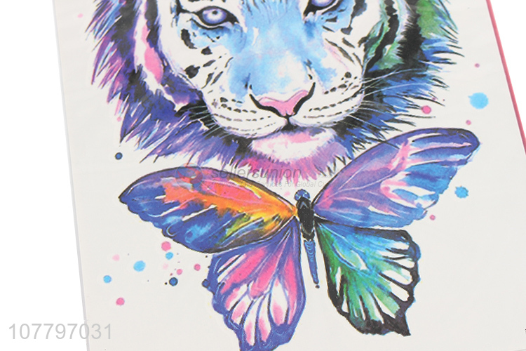 New design colourful tiger temporary tattoo sticker