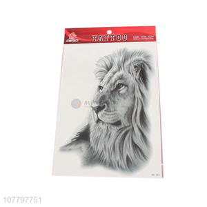 Top product lion shape tattoo stickers body art