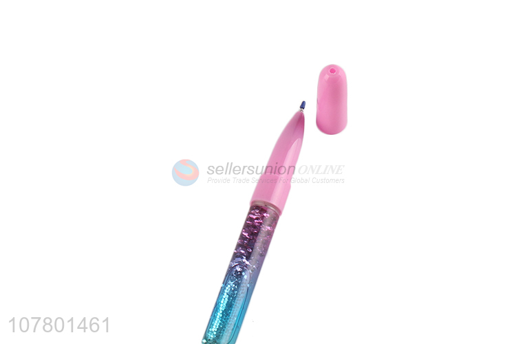 Creative liquid sequin cartoon office signature pen