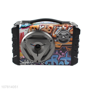 Creative graffiti design portable wireless bluetooth speaker