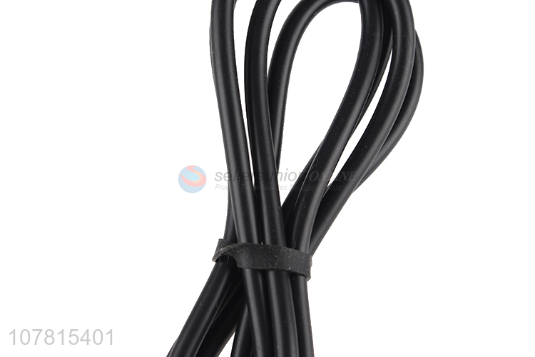 Wholesale black braided single head USB apple data cable