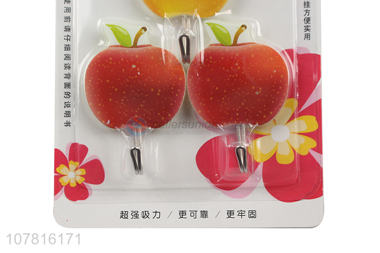 New Design Fruit Shape Adhesive Hook For Household