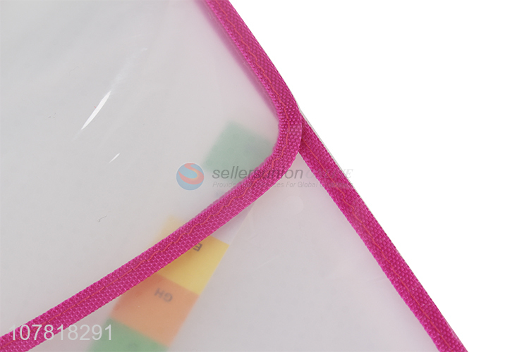 Wholesale white translucent multilayer file bag information package