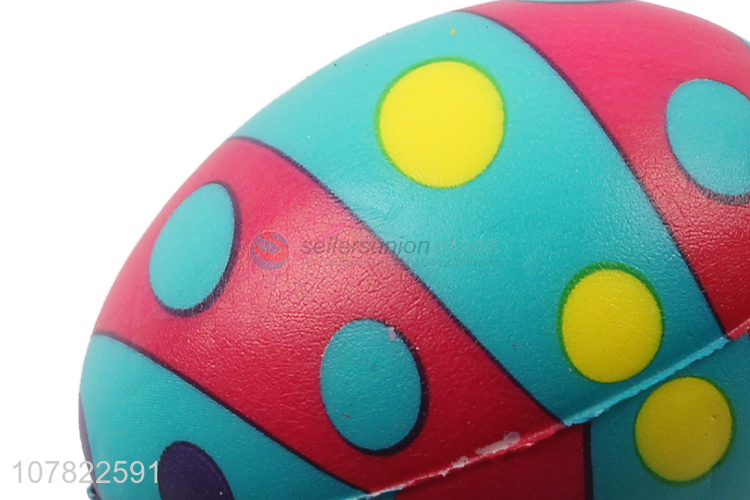 Hot selling  colourful kids egg squeeze ball toys