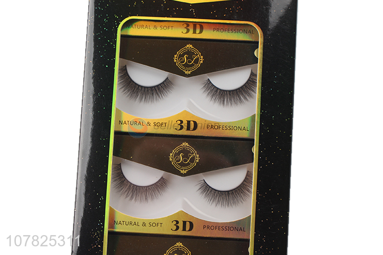 Factory direct sale 3D eyelashes makeup tools for ladies