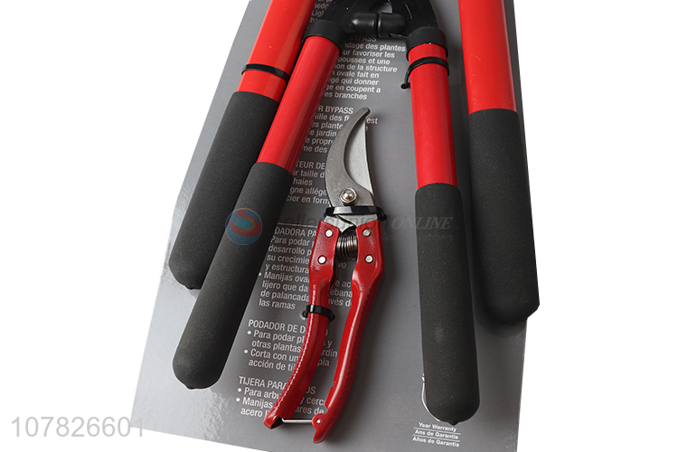 Good Sale 3 Pieces Garden Scissors Lopping Shears Set