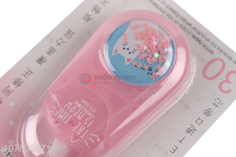 Wholesale pink cute correction tape student learning utensils