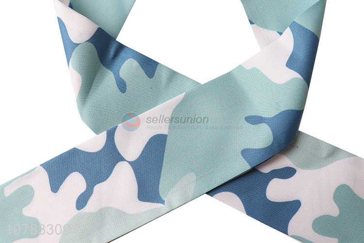 Hot sale printing silk summer long tie scarf