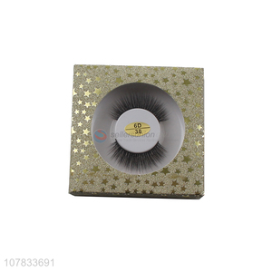 New product 6D false mink eyelashes natural soft silk eyelashes