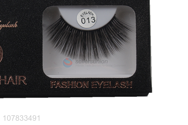 Factory price 6D false mink eyelashes natural long silk eyelashes