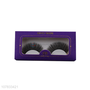 Latest product 6D bushy fur eyelashes chemical fiber mink lashes