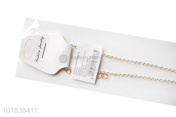 Popular product stainless steel girls necklace wholesale