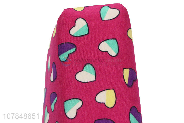 China factory colourful heart pattern students pencil case wholesale