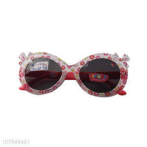 Best Sale Flower Pattern Frame Plastic Sunglass Fashion Eyewear