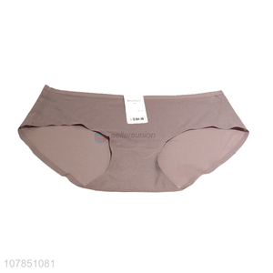 Good price breathable seamless flat panties for ladies