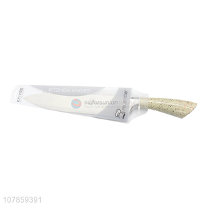 High quality silver stainless steel cooking knife for chef