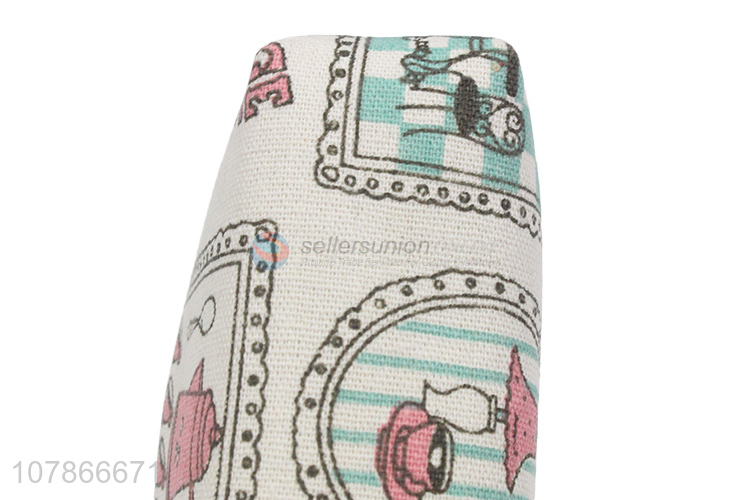 New arrival large-capacity canvas printing pencil bag