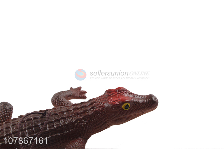 Latest products crocodile simulation toys animal toys wholesale